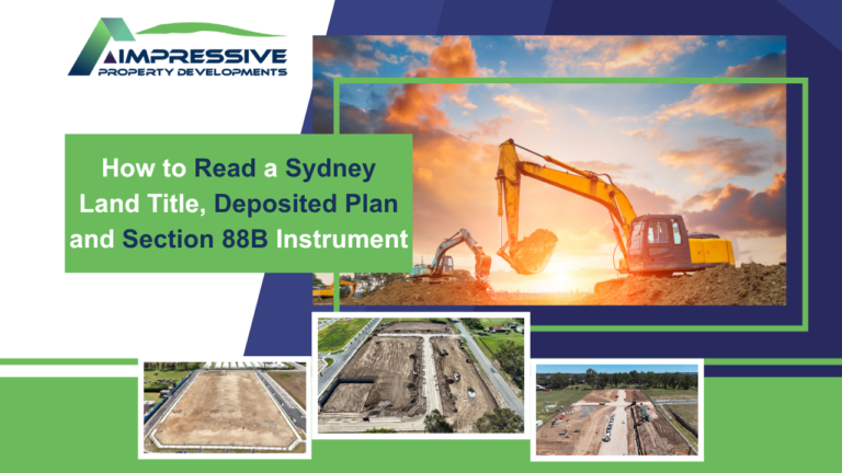 how to read a land title NSW, deposited plan explained, Section 88B instrument explained, land title search NSW, easements restrictions covenants Meta